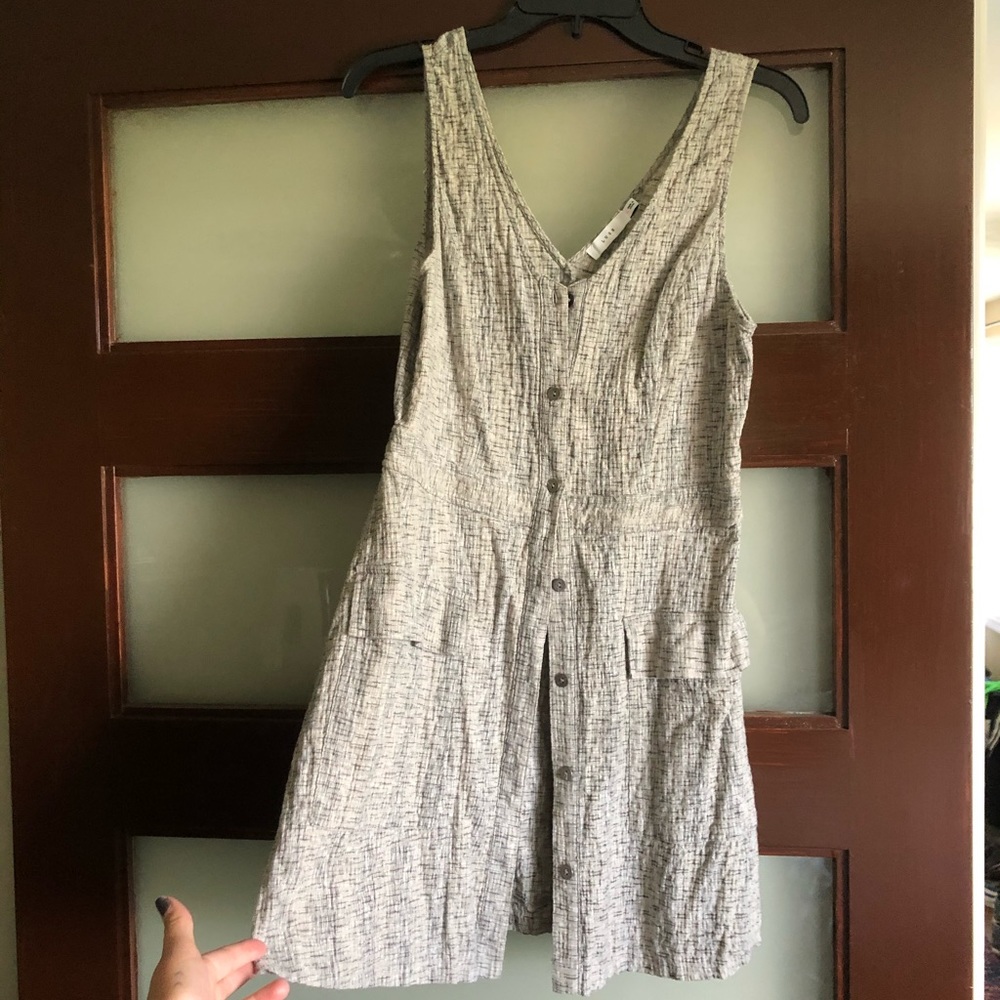 Button up dress